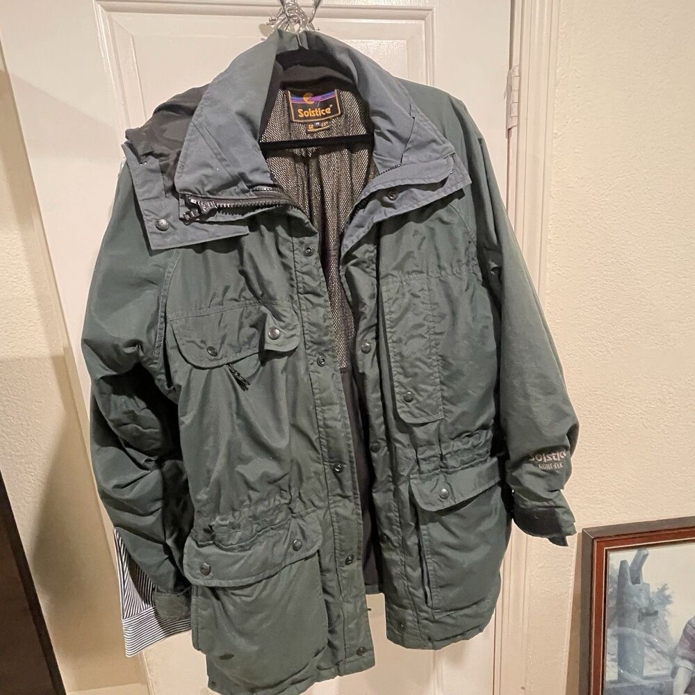Vintage Solstice Gore-Tex Nylon Hooded Jacket Womens & Fleece Insert